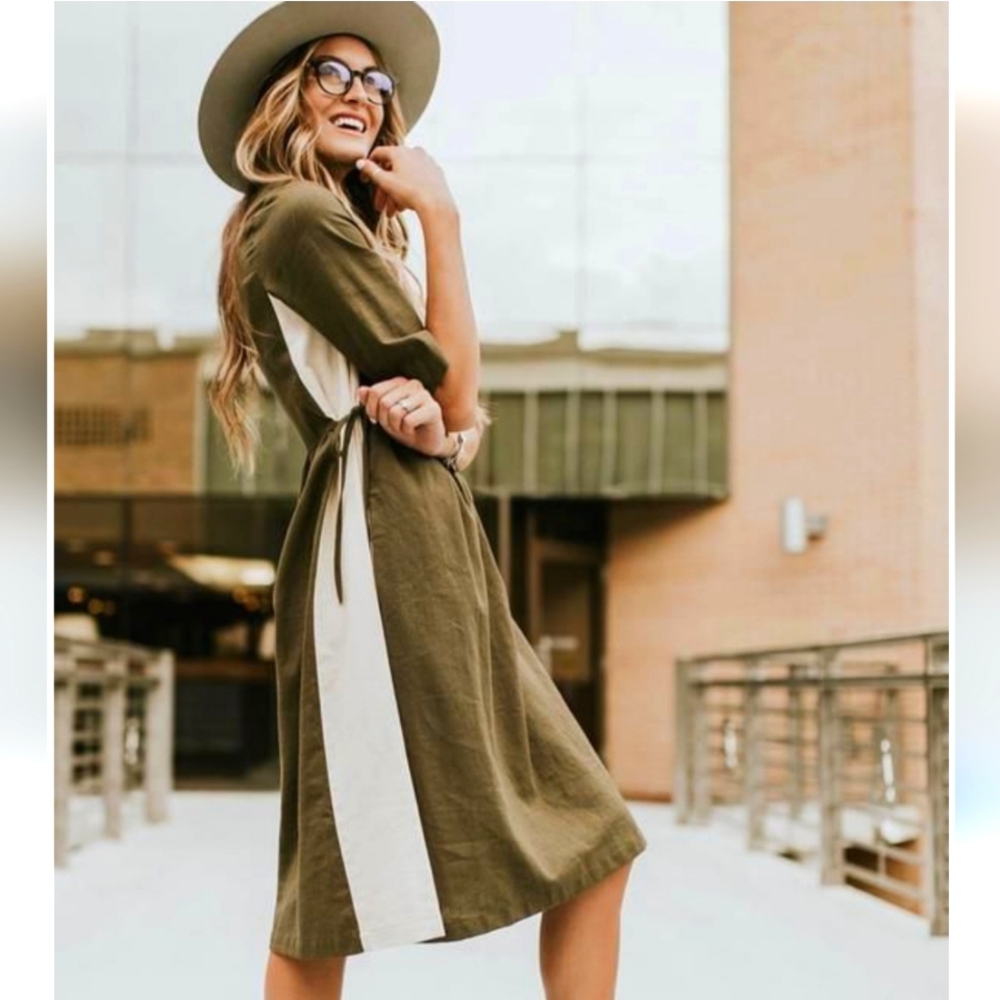 Roolee cottagecore linen dress